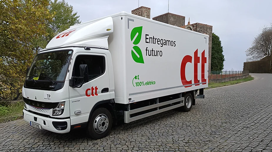 Primeiro camião 100% elétrico dos CTT já está em operação