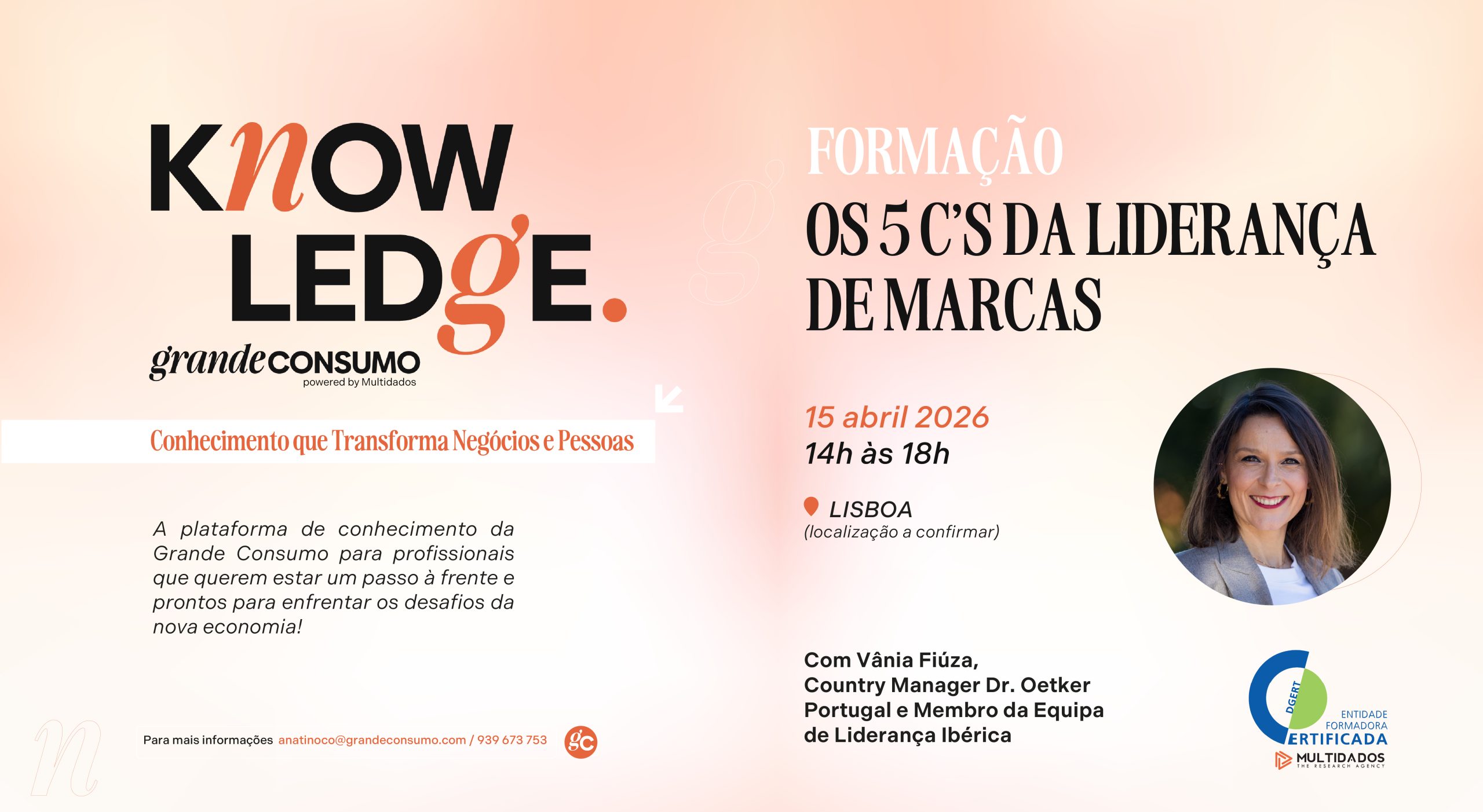 Grande Consumo Knowledge promove formação “Os 5 C da Liderança de Marcas”