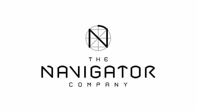 Logótipo da The Navigator Company apresentado em fundo neutro, representando a identidade corporativa da empresa