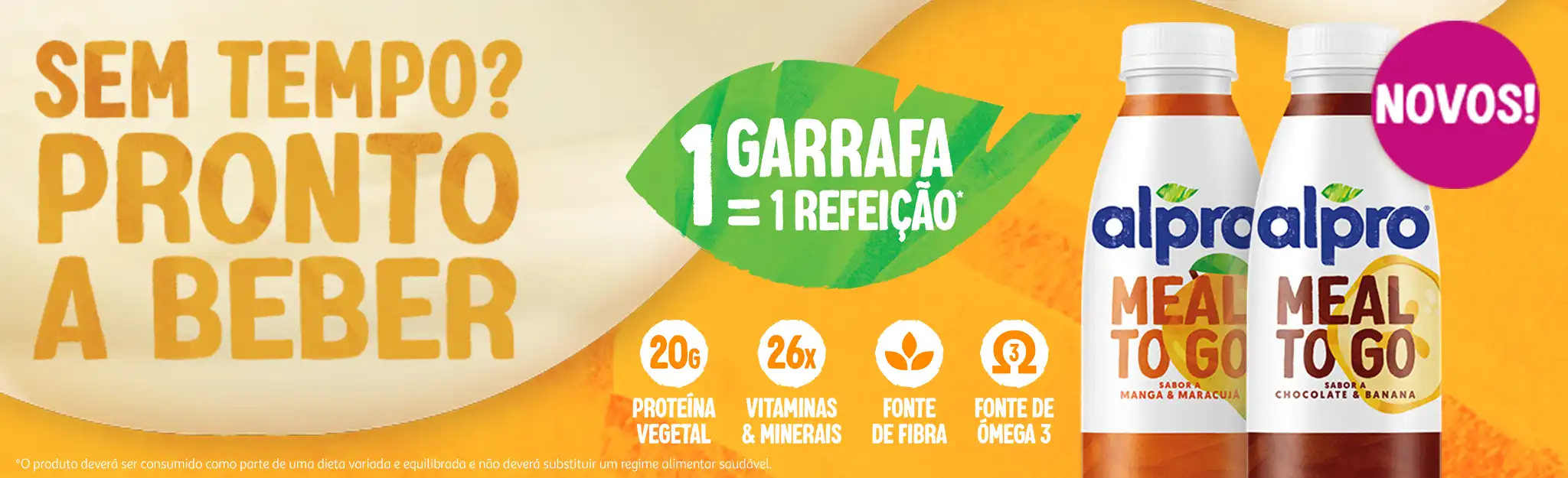 Alpro apresenta a Alpro Meal to Go