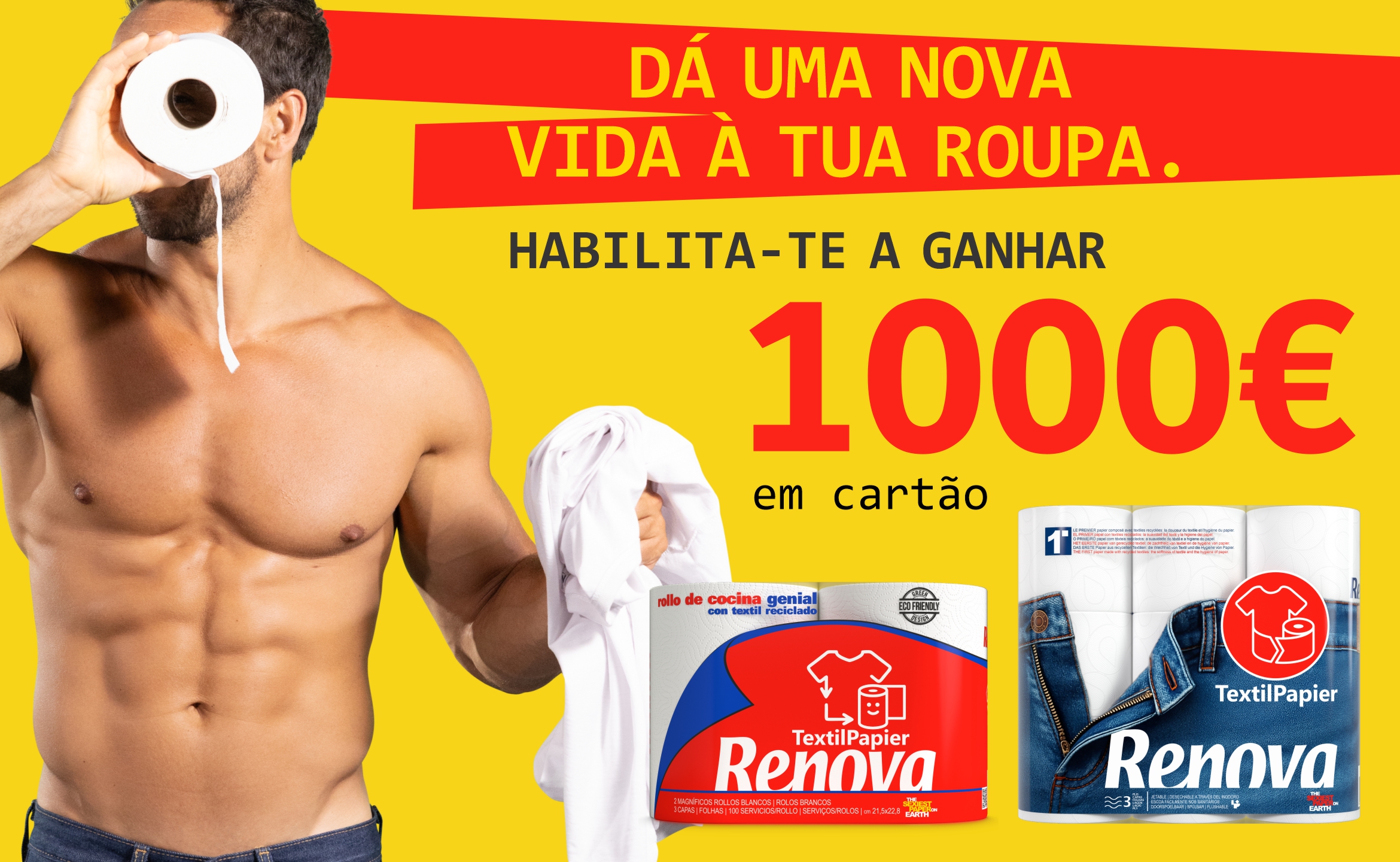 Renova lança campanha de economia circular e oferece 1.000 euros em cartão