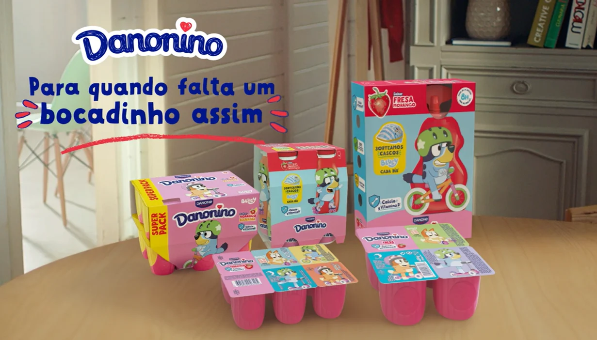 Danonino regressa à comunicação em Portugal