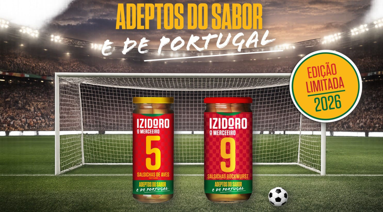 Izidoro lança edição limitada de salsichas para celebrar o Mundial 2026