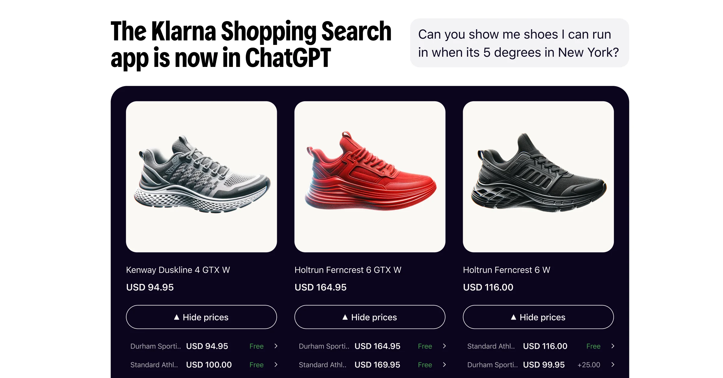 Klarna lança aplicação de pesquisa de compras no ChatGPT