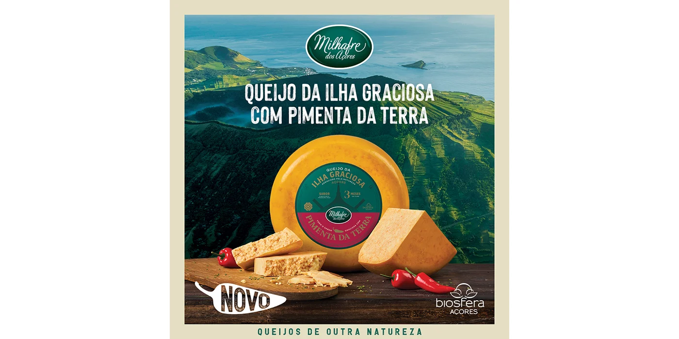 Milhafre dos Açores lança Queijo da Ilha Graciosa com Pimenta da Terra