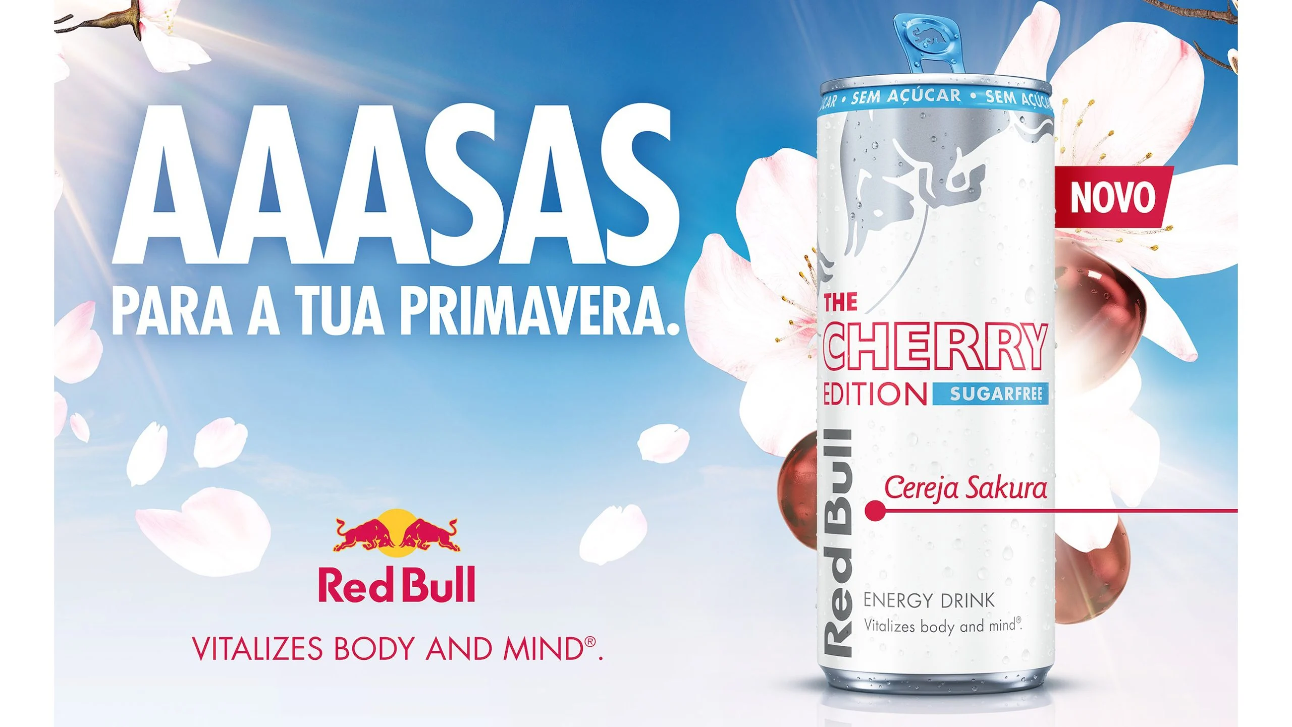 Red Bull lança nova edição limitada Cherry Edition Sugarfree