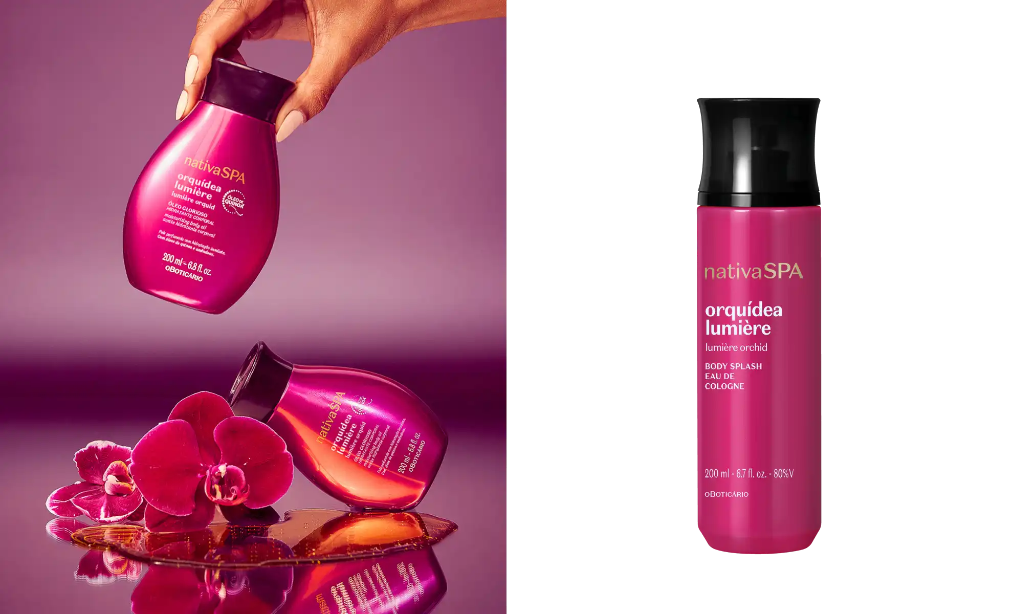 O Boticário lança Nativa SPA Orquídea Lumière inspirada nas noites de verão