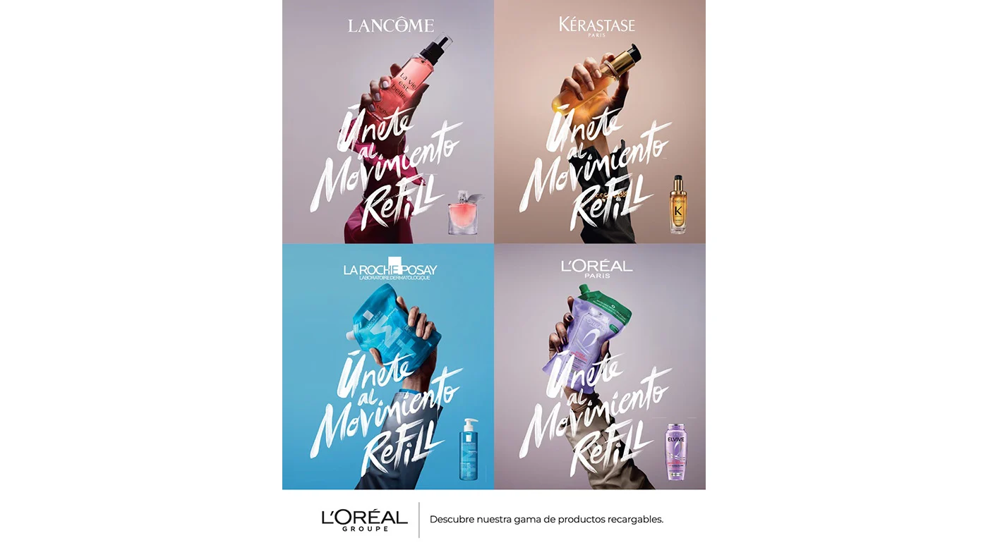 L’Oréal lança maior campanha global para promover formatos de recarga