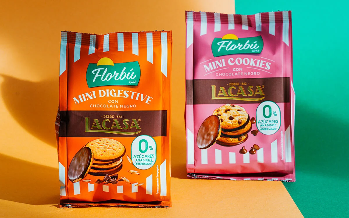 Lacasa e Florbú lançam mini bolachas com chocolate negro sem açúcares adicionados