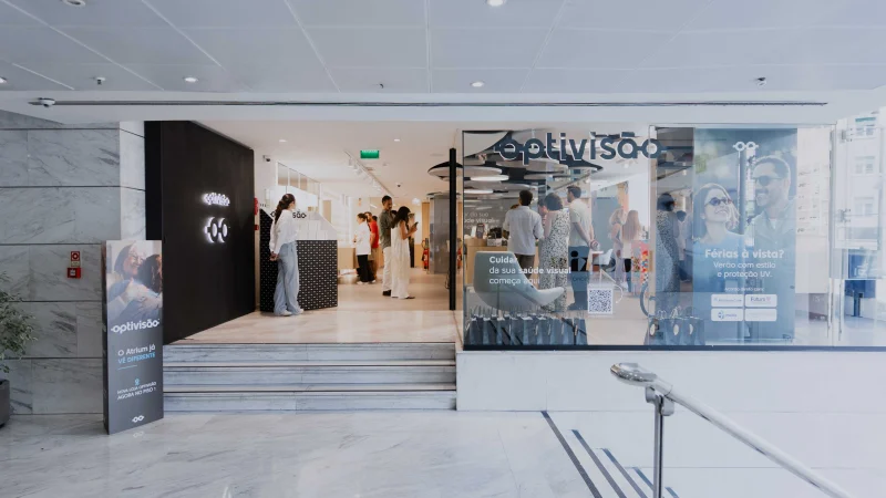 Optivisão reabre loja no Atrium Saldanha com novo conceito focado em tecnologia e sustentabilidade