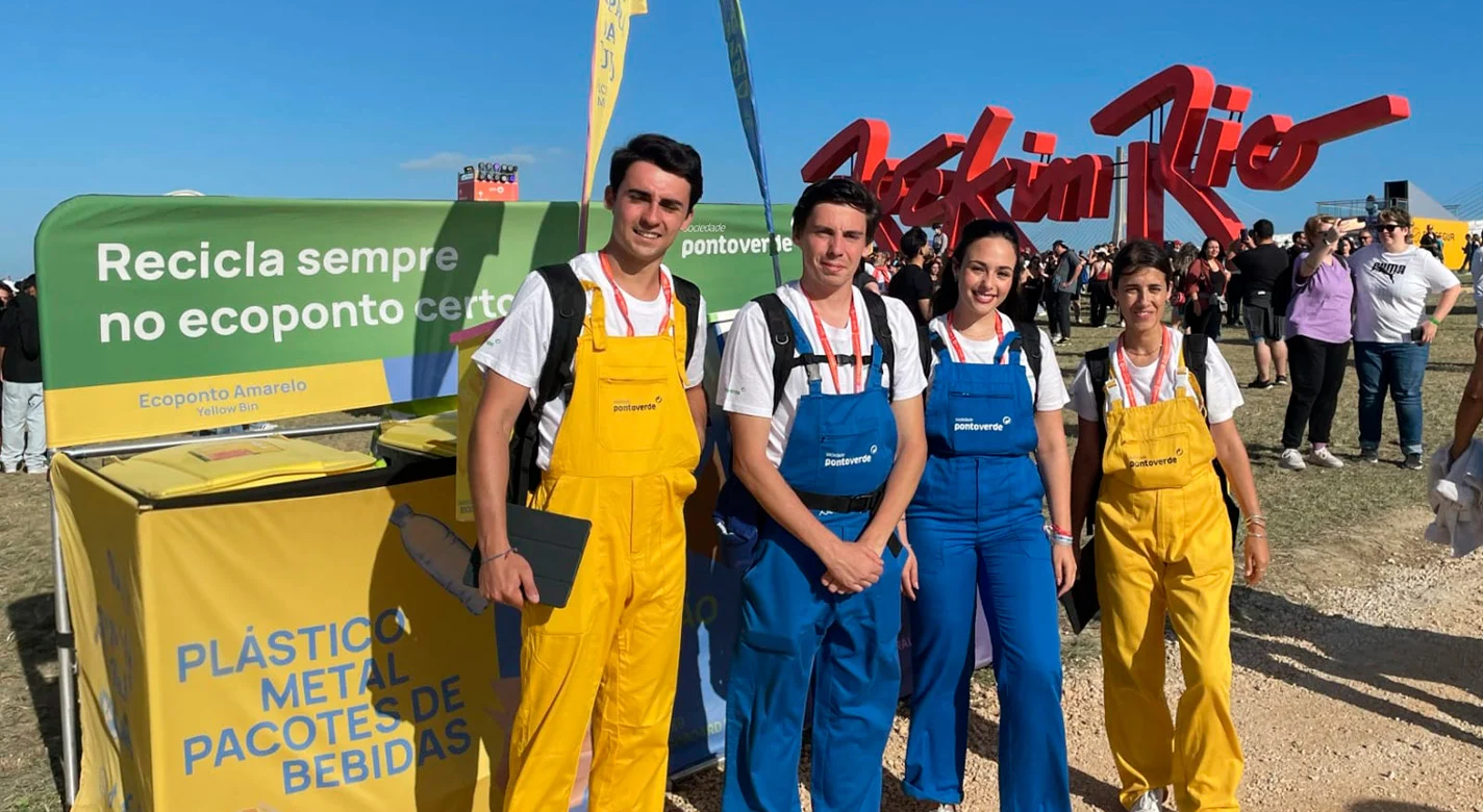 Ponto Verde leva a reciclagem de embalagens ao Rock in Rio Lisboa