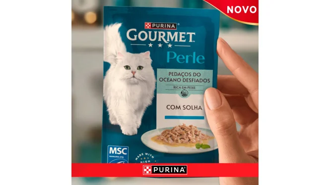 Purina relança Gourmet Perle com receitas certificadas pelo MSC