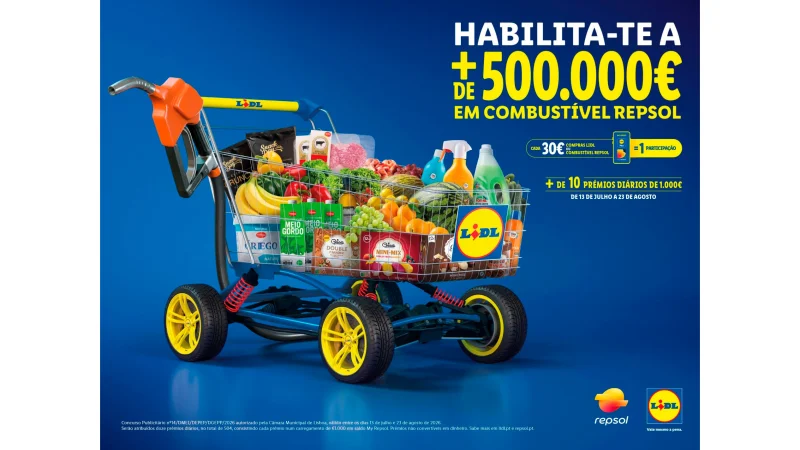 Repsol e Lidl lançam campanha que oferece 504 mil euros em combustível