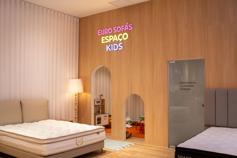 Euro Sofás integra Espaço Kids nas suas lojas