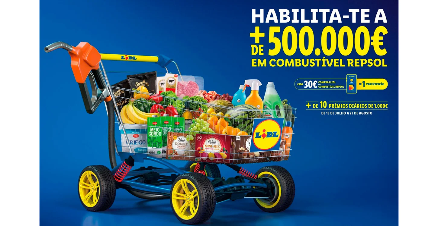 Promoção Lidl: habilita-te a 500.000 € em combustível Repsol com compras Lidl