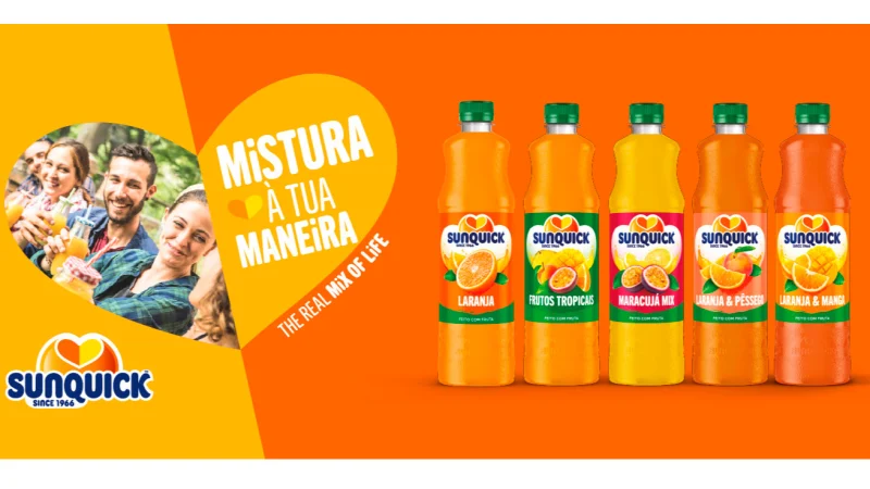 Sunquick renova identidade e lança a campanha “Mistura à Tua Maneira”