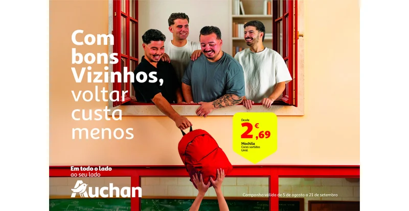 Auchan lança campanha de Regresso às Aulas com foco na poupança