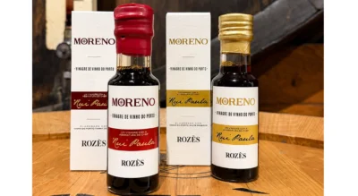 Moreno lança vinagres de Vinho do Porto com Rozès e curadoria de Rui Paula