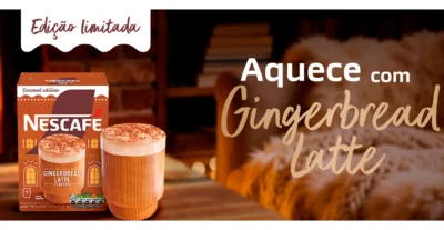 Nescafé lança Gingerbread Latte para a época festiva