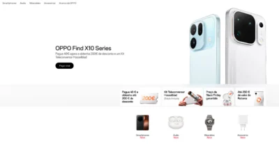 OPPO lança loja online oficial em Portugal