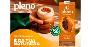 Publicidade à bebida de aveia com café Toffee Pleno, sem açúcares adicionados