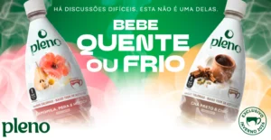 Publicidade Pleno: “Bebé quente ou frio”, com infusões de camomila, pera e hibisco, ou chá preto e chai